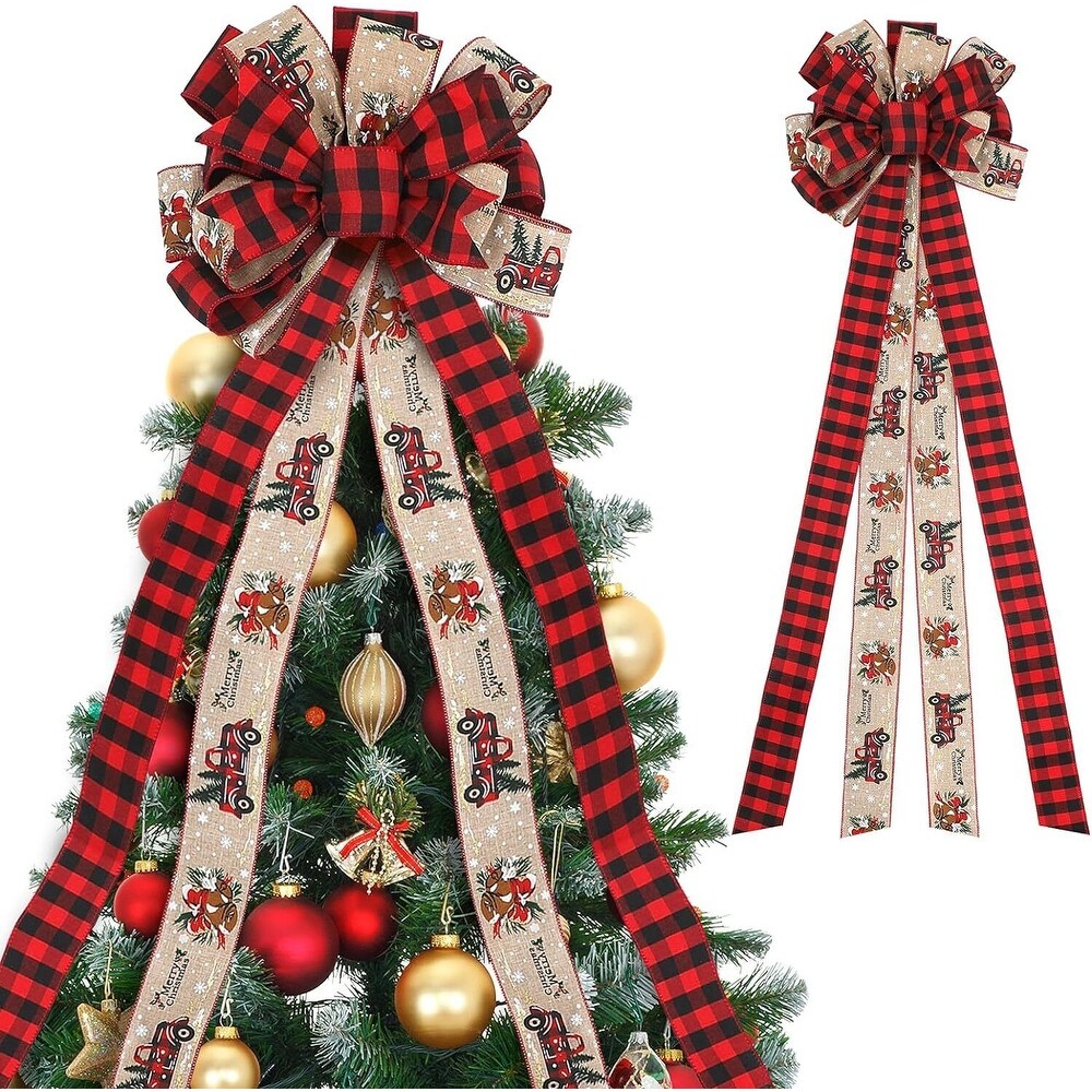 Red Velvet Glass Christmas Tree Ornament Set of 2 - 3.15