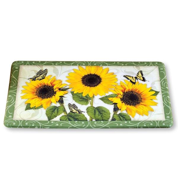slide 2 of 6, Decorative Kitchen Anti-Fatigue Foam Mat