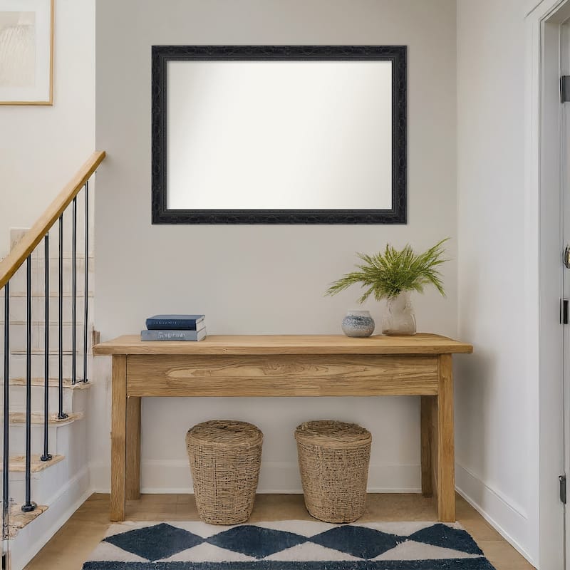 Filigree Non-Beveled Framed Wall Mirror