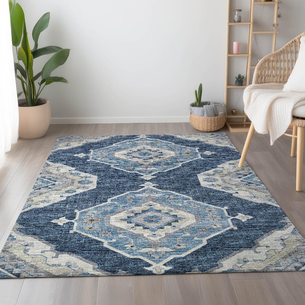 Premium Washable Super Soft Boho Heriz Mayfield Rug