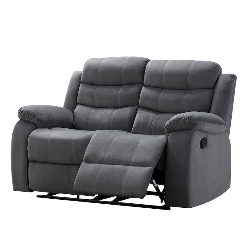 Jim Grey Upholstered Reclining Living Room Loveseat