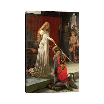 iCanvas "The Accolade, 1901 " by Edmund Blair Leighton Canvas Print