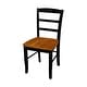 preview thumbnail 75 of 128, International Concepts Solid Wood Madrid Ladderback Chairs, Set of 2 - N/A