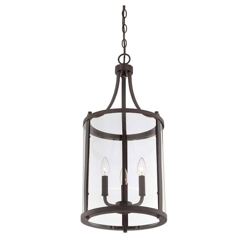 Savoy House Penrose 3-Light Foyer Lantern - English Bronze