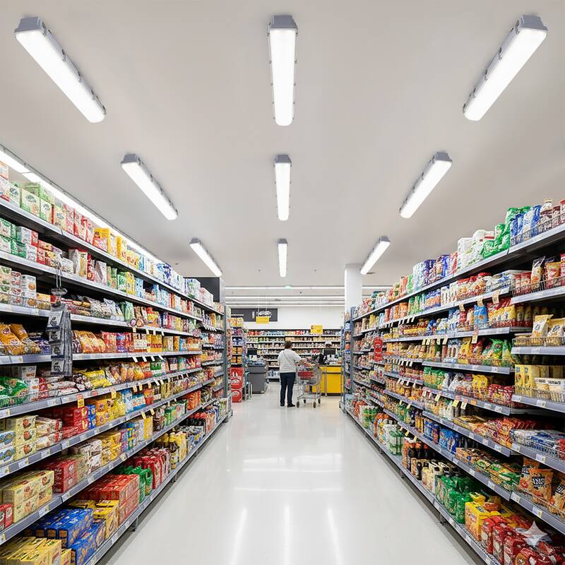 C Cattleya 47" 30/40/50W LED Vapor Tight LED Light with 3000/3500/4000/5000K Color Temperature