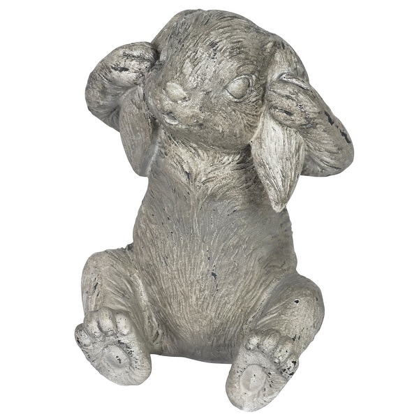 爆買いしたくなる Exhart See No, Hear No, Speak No Evil Garden Bunny set of 3 テープ・マスキングテープ