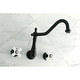preview thumbnail 17 of 43, Heritage 3-Hole Wall Mount Roman Tub Faucet in Polished Brass