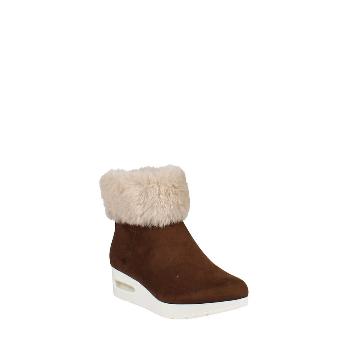 sherpa wedge booties