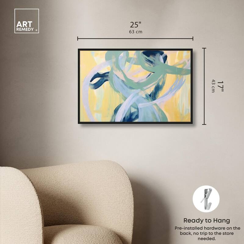 Entangled Embrace I Canvas by Art Remedy
