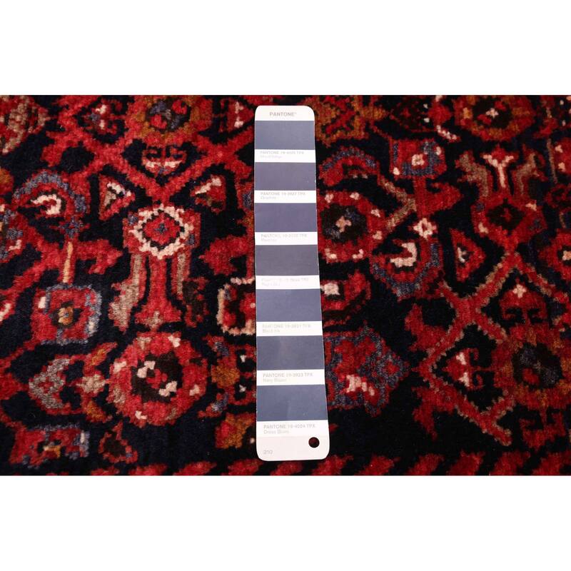 ECARPETGALLERY Hand-knotted Andelz Dark Navy Wool Rug - 3'1 x 10'6