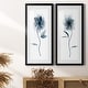 preview thumbnail 9 of 7, Indigo Floral I-Premium Gallery Framed Print - Ready to Hang