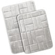 preview thumbnail 67 of 131, Clara Clark Ultra Soft Non Slip and Absorbent Bath Rug - Tiled Velvet Memory Foam Bath Mat