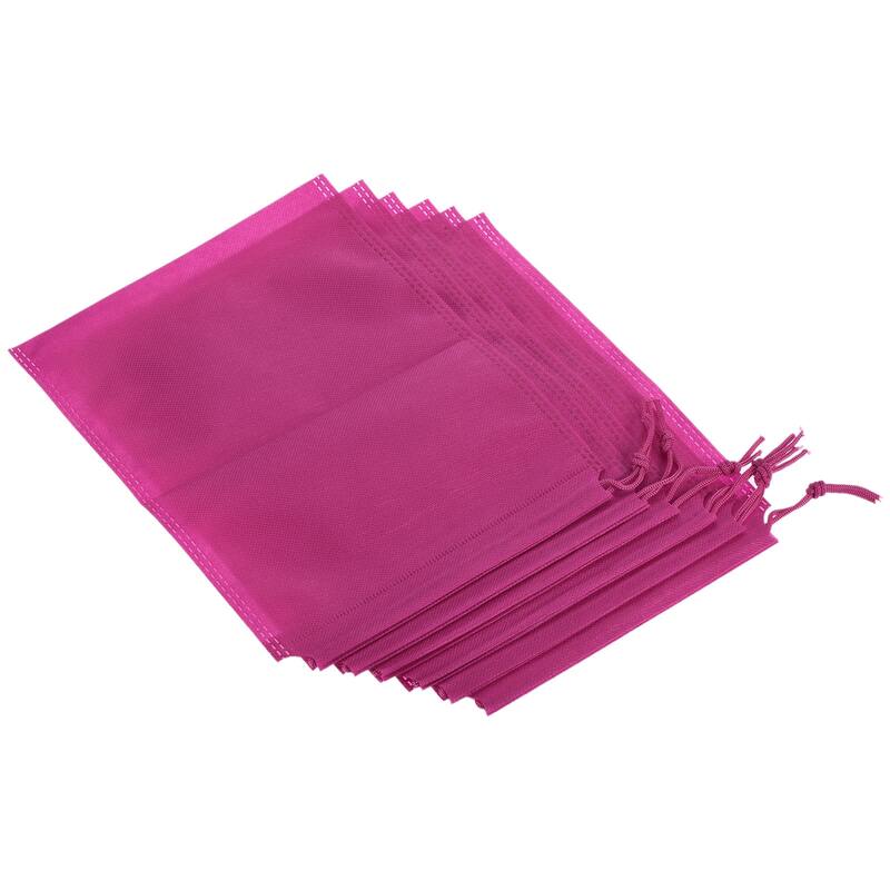 Single Drawstring Storage Bag Fiber Cloth, 6Pcs