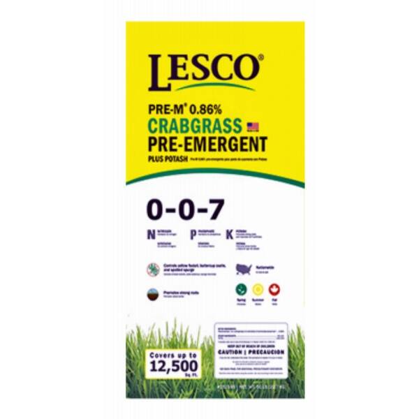 Shop Lesco 052388 Crab Grass Pre Emergent Plus Potash Fertilizer 0 0 7 50 Lbs Overstock 24325955