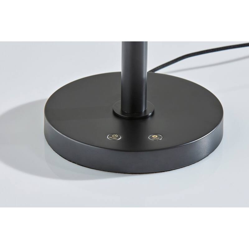 Zane LED Desk Lamp w. Smart Switch- Black