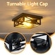 preview thumbnail 14 of 49, 2-Light Black Farmhouse Flush Mount Ceiling Light-2 Pack