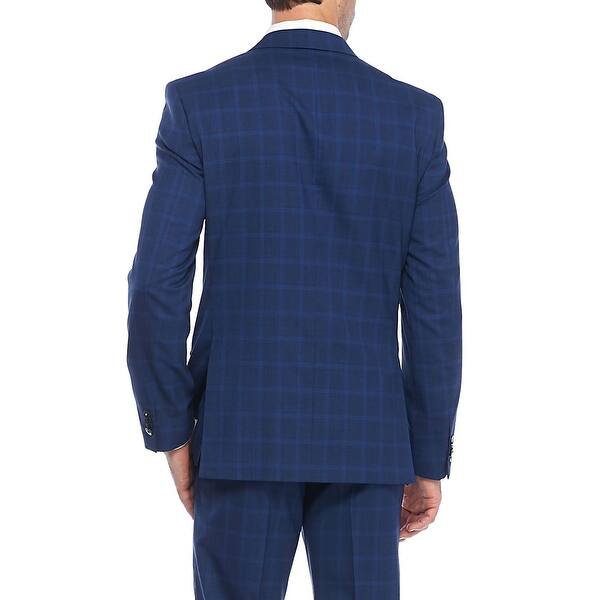 Shop Vince Camuto Mens Modern Fit Stretch Plaid Suit Separates