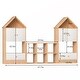 preview thumbnail 11 of 24, House-Shaped Design Kid's Bookshelf