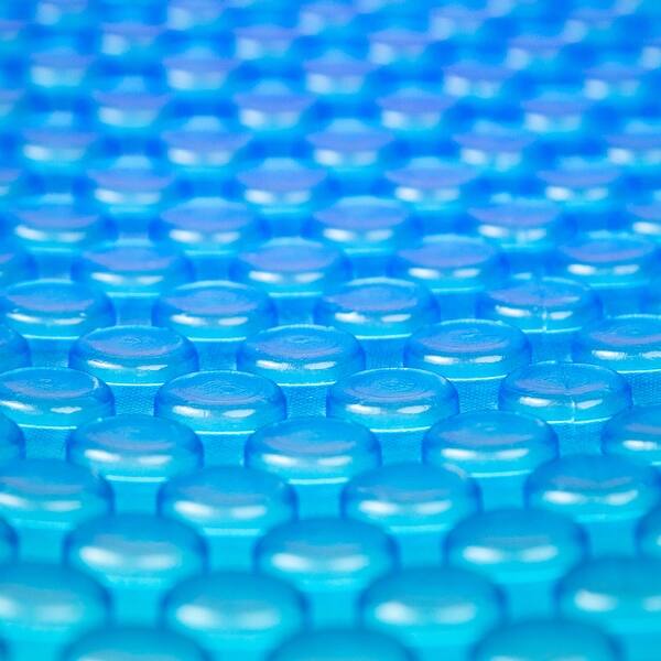 slide 2 of 13, 8-mil Solar Blanket for Oval 12-ft x 24-ft Above-Ground Pools - Blue