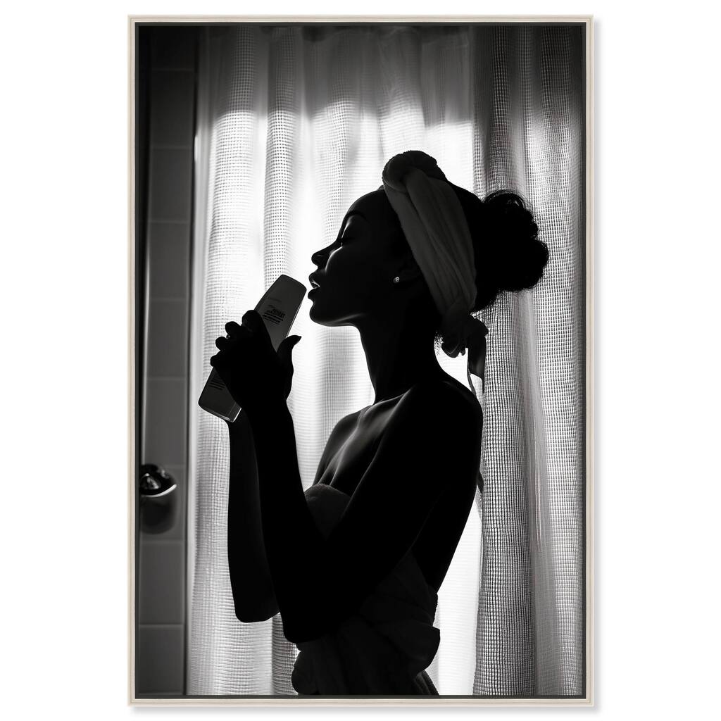 Bathroom Jam Session Canvas by Art Remedy