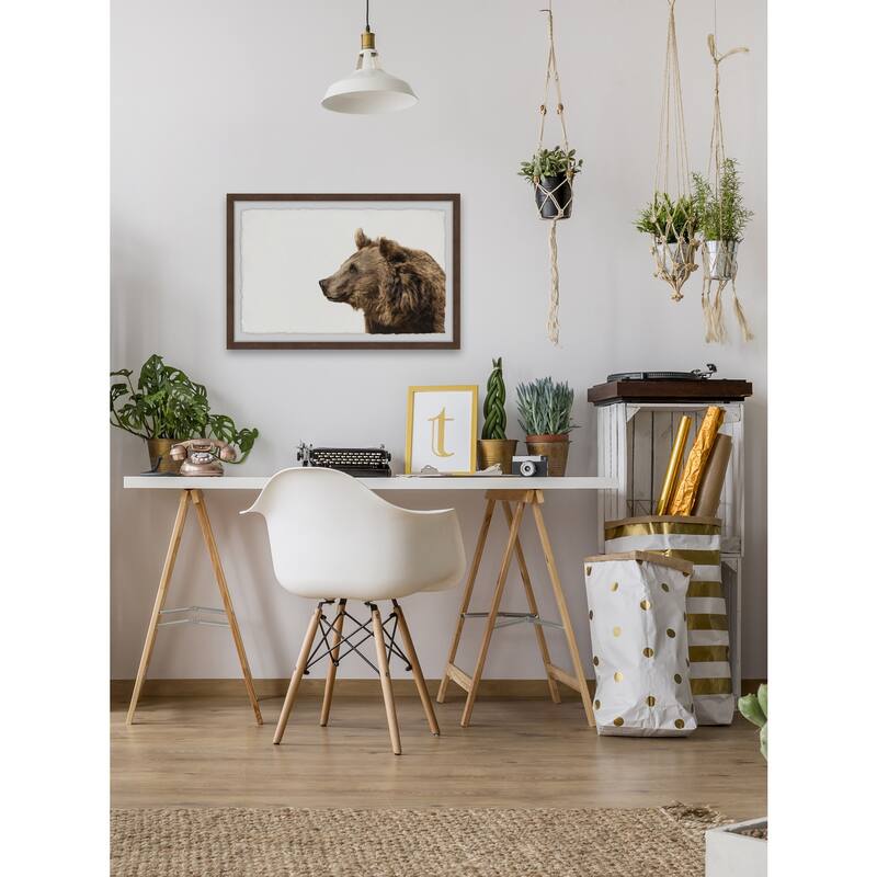 I Need a Bear Hug Framed Wall Art, Elegant Home Touch - Sophisticated Artwork for Refined Décor