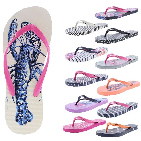 joules flip flops womens