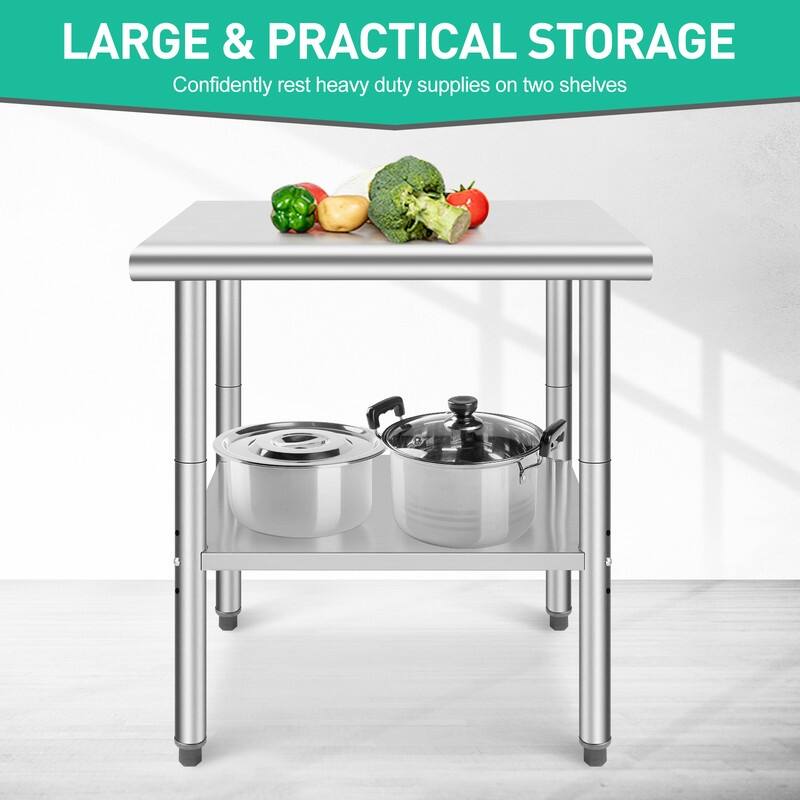 Stainless Steel Table 30x24x35 in
