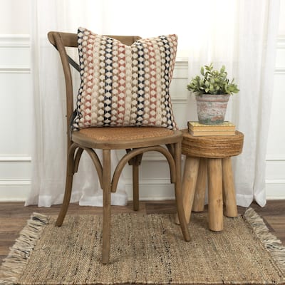 Rizzy Home Woven Boho Throw Pillow