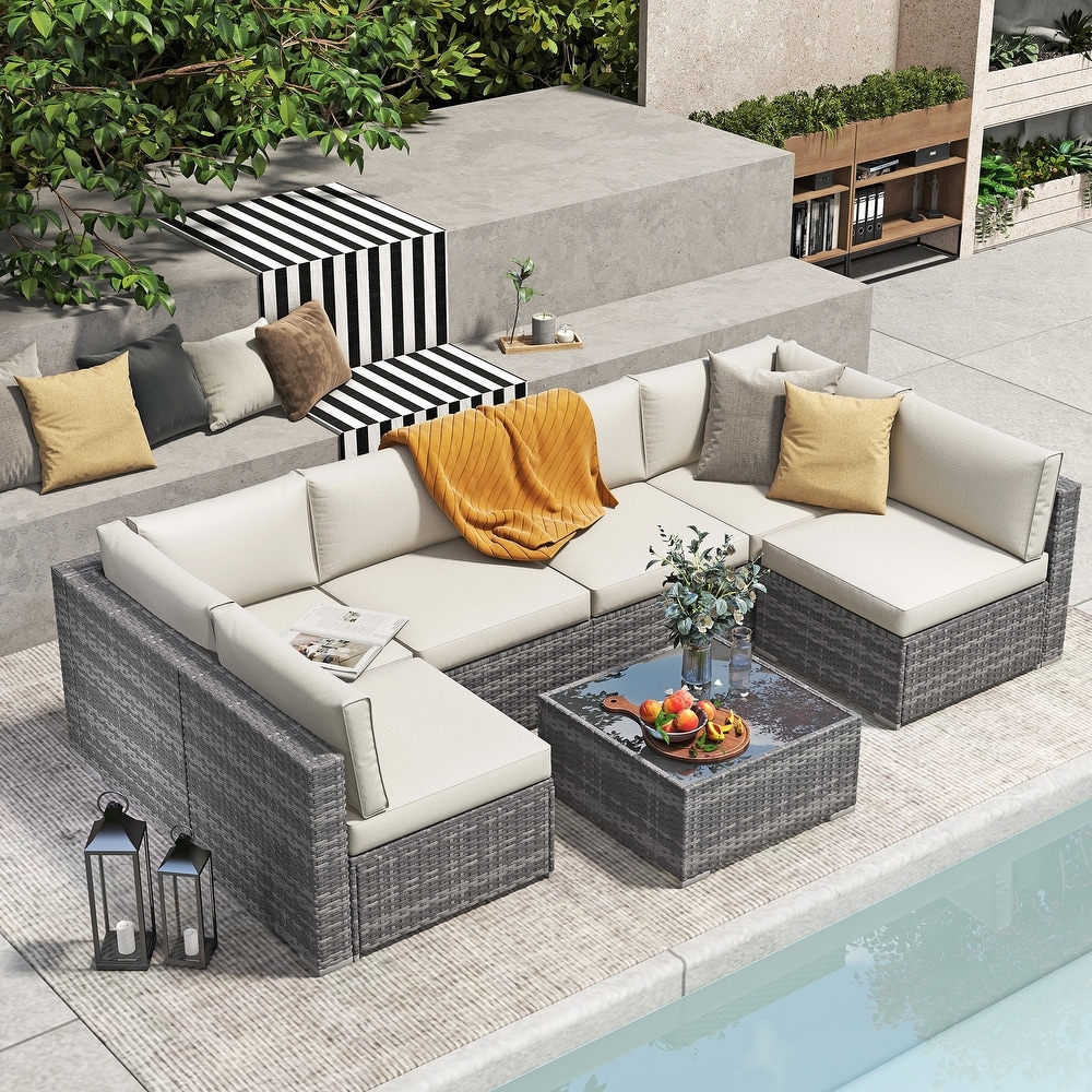 White Rattan, On Sale Patio Furniture Bed Bath Beyond