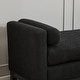 preview thumbnail 42 of 42, 66.34"W Elegant Upholstered Bench, Daybed, Ottoman with Wood Legs & 2 Bolster Pillows for End of Bed, Bedroom, Living Room