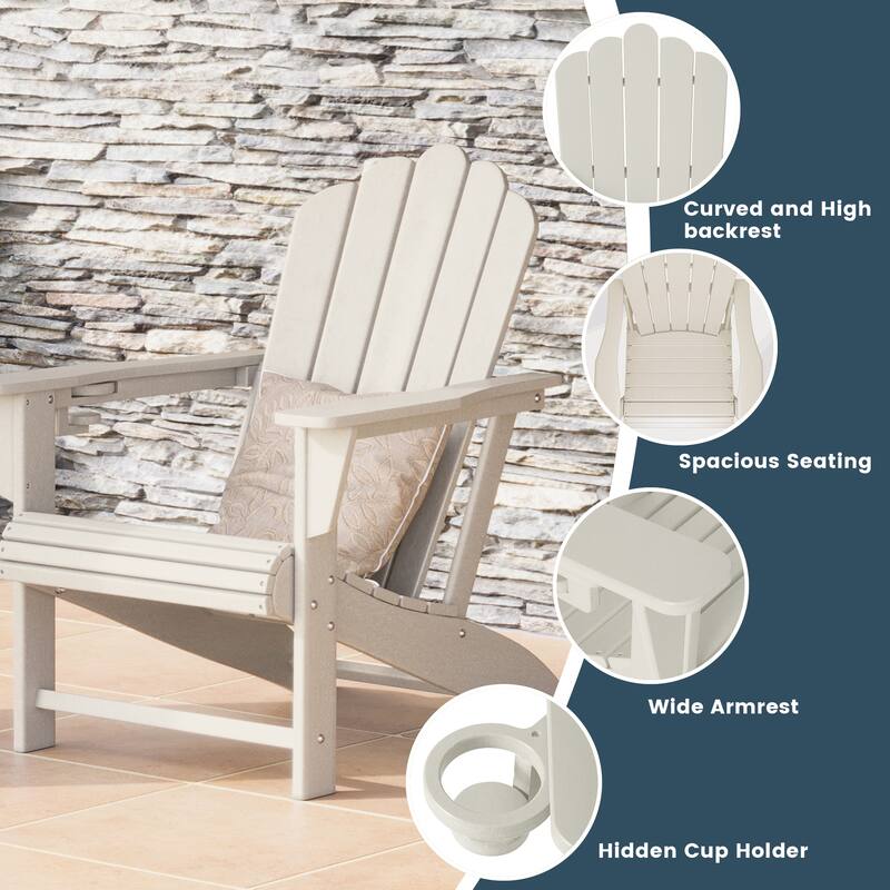 Aderson Outdoor Poly Adirondack Chair