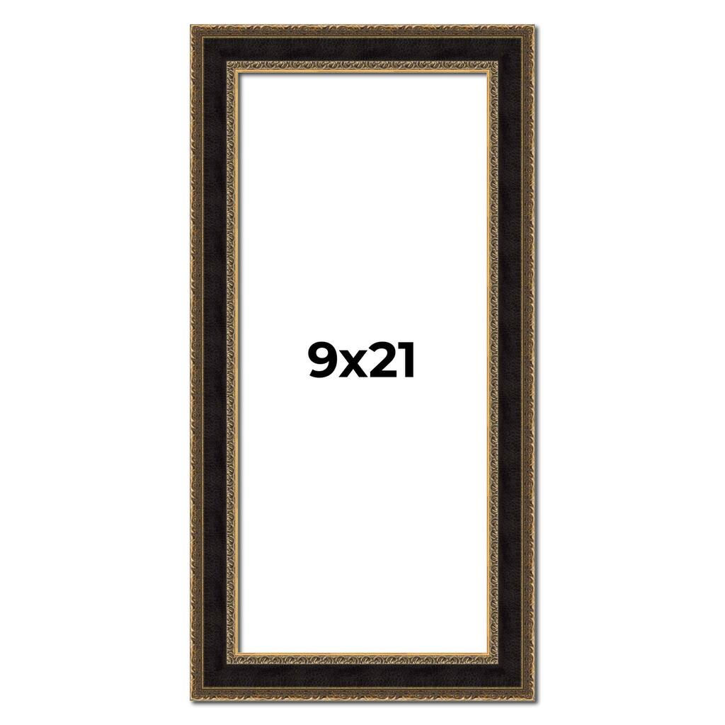 9x21 Frame Gold Antique Vintage Sold Wood Picture Frame | 1.75 Inch