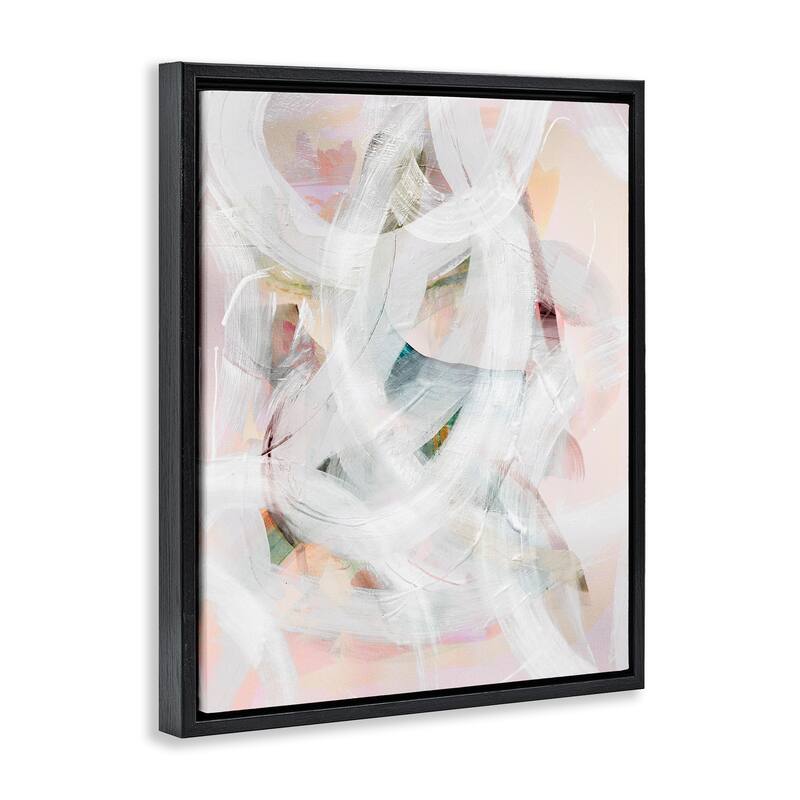 Stupell Tender Moments Abstraction Framed Floater Canvas Wall Art Design By Gemma Bardot