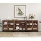 preview thumbnail 3 of 62, WAMPAT Multifunctional Sideboard Buffet Cabinets with Glass Doors, Modern Sideboard with Adjustable Shelf, Coffee Bar Cabinet