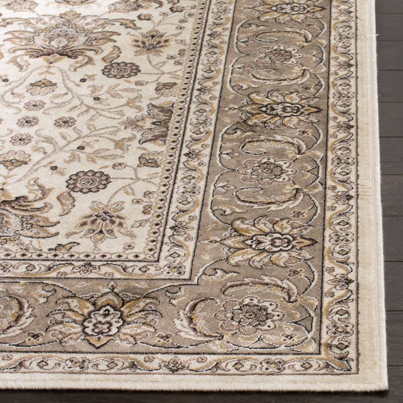 SAFAVIEH Atlas Lavina Traditional Oriental Viscose Rug - 5'3" x  7'7" - Silver/Silver - Rectangle