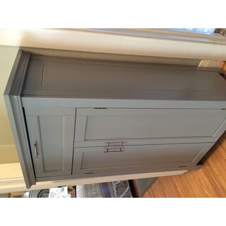 RiverRidge Somerset Collection Two-Door Floor Cabinet, Grey