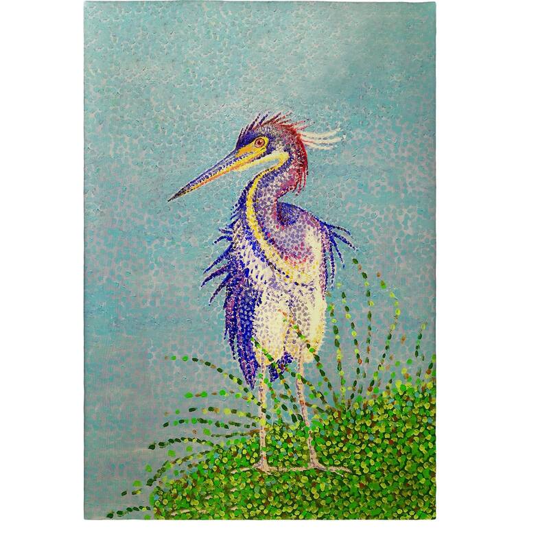 Windy Louisiana Heron Guest Towel - 20x20