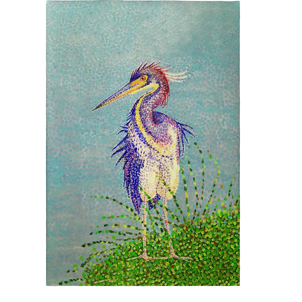 Windy Louisiana Heron Guest Towel - 20x20