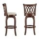 preview thumbnail 9 of 19, Rovinj Scroll Back Swivel Bar Stool