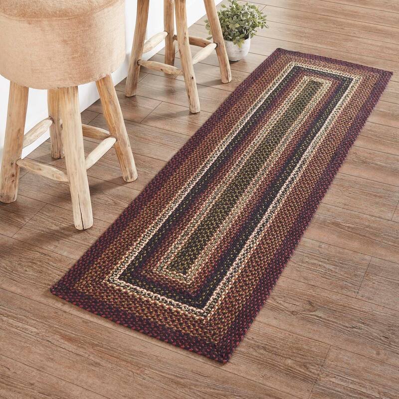 Beckham Jute Rug/Runner Rect w/ Pad 22x72 - 22x72 - Red