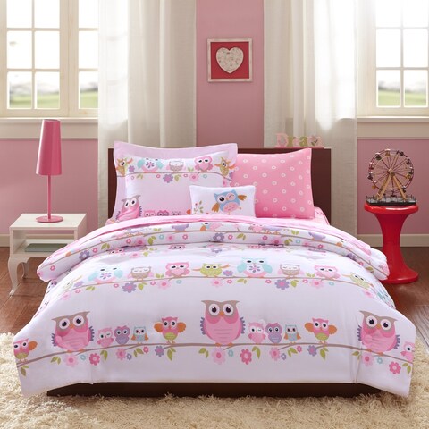 Mi Zone Kids Nocturnal Nellie Owl Complete Bed and Sheet Set