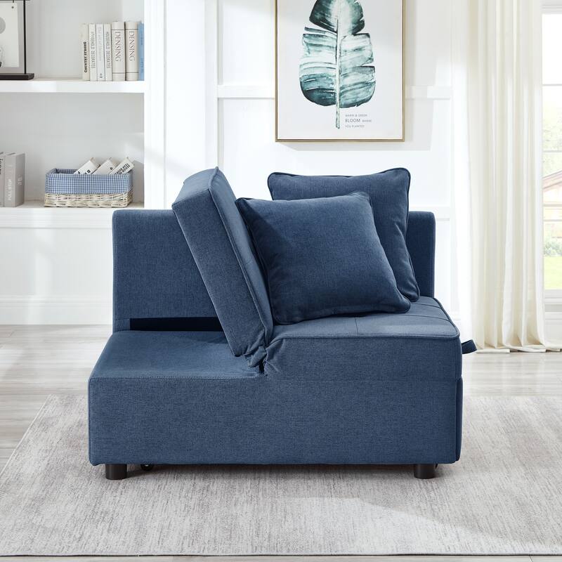 4 in 1 Convertible Recliner Couch Sleeper Sofa