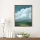 preview thumbnail 8 of 8, Coming Rainstorm II by Grace Popp Framed Canvas Wall Art Print - Sylvie Beaded Bronze