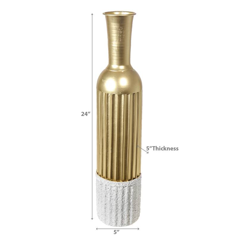 Metal Vase 24" Dawn