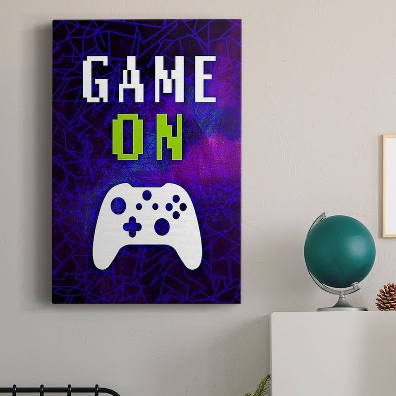 It's Game On II Premium Gallery Wrapped Canvas - Ready to Hang