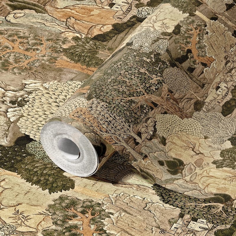 Vintage Woodland Tapestry Wallpaper Mural
