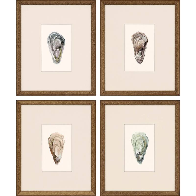 Ocean Blades S/4 Exclusive Framed Art Giclee from the J. Banks Collection - Under Glass - Multi-Color - 16 X 13 X 1