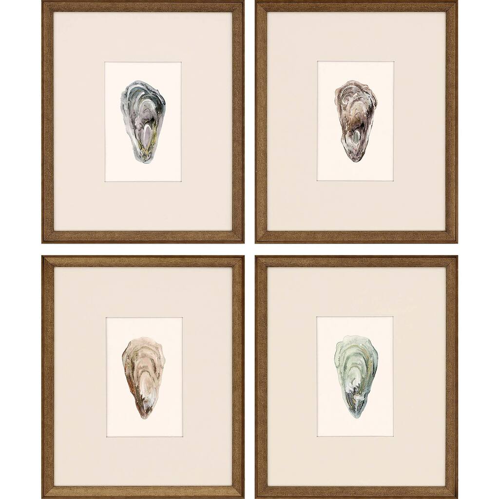 Ocean Blades S/4 Exclusive Framed Art Giclee from the J. Banks Collection - Under Glass - Multi-Color