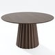 preview thumbnail 16 of 41, Solid Wood Round Dining Table for 4-8 People Nordic style