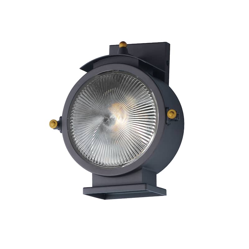 Maxim 10181 Portside 13" Tall Outdoor Wall Sconce - Oil Rubbed Bronze / Antique Brass
